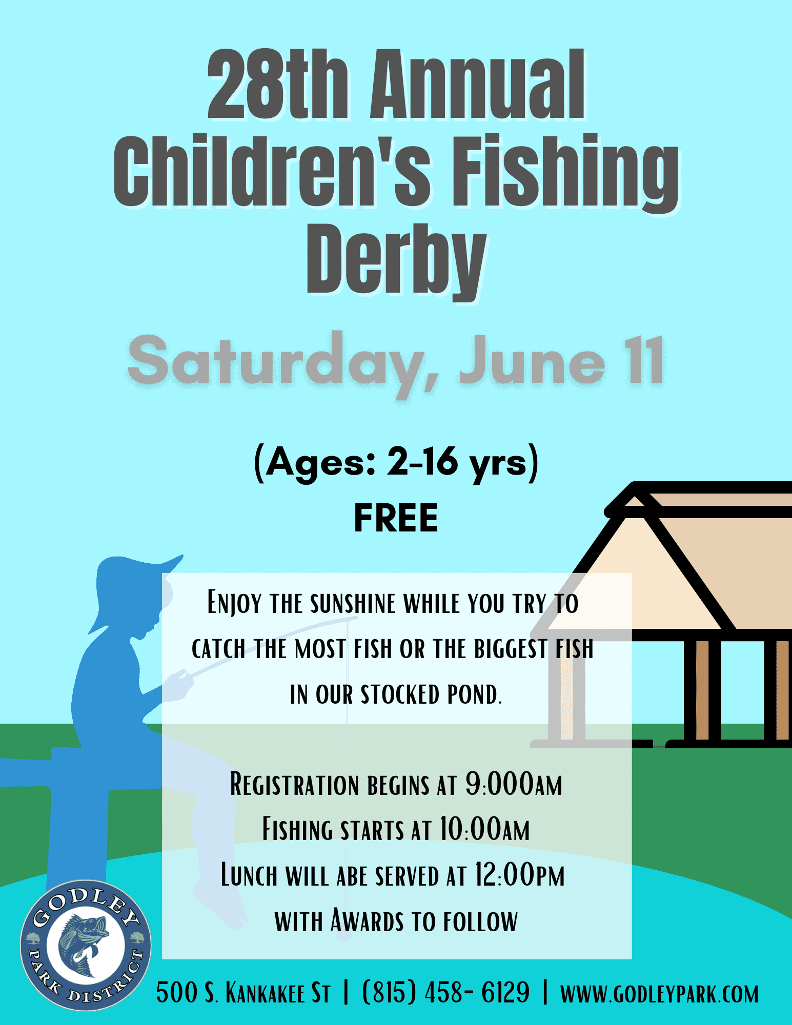 Fishing Derby Flyer 2022 (1) Godley Park District